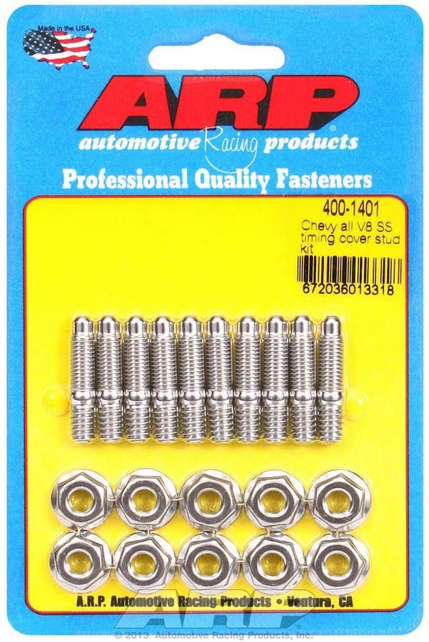 Auto Racing Products 400-1401 S/S Timing Cover Stud Kit Auto Racing Products 400-1401