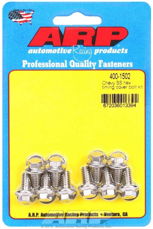Auto Racing Products 400-1502 S/S Timing Cover Bolt Kit Auto Racing Products 400-1502