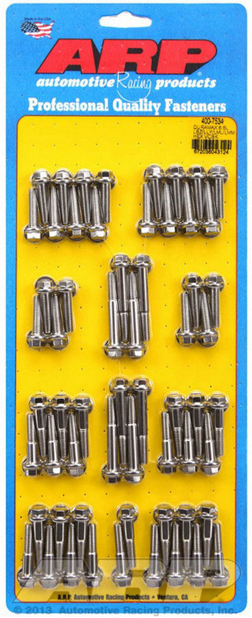 Auto Racing Products 400-7534 Valve Cover Bolt Kit 6pt GM Duramax 6.6L Auto Racing Products 400-7534