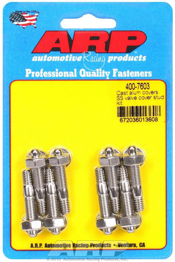 Auto Racing Products 400-7603 S/S Valve Cover Stud Kit 6pt. (8) Auto Racing Products 400-7603
