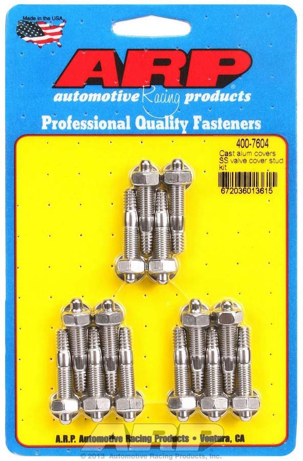 Auto Racing Products 400-7604 S/S Valve Cover Stud Kit 6pt. (14) Auto Racing Products 400-7604