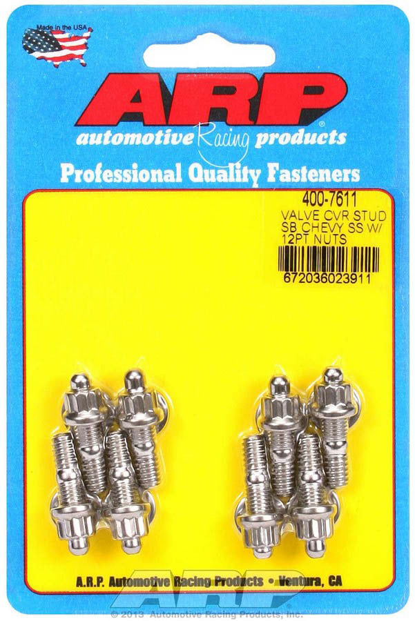 Auto Racing Products 400-7611 S/S Valve Cover Stud Kit 12pt. (8) Auto Racing Products 400-7611