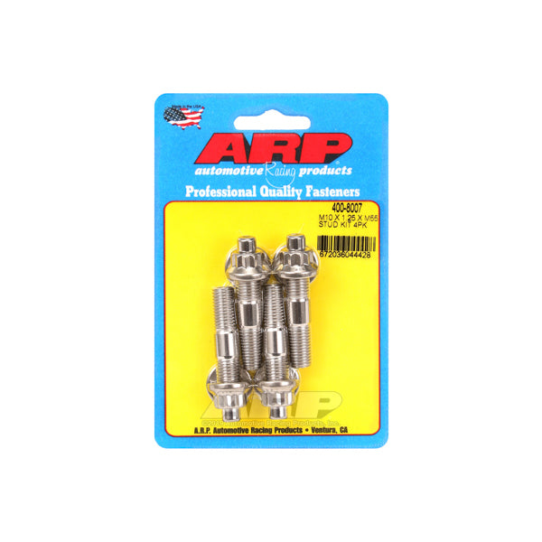 Auto Racing Products 400-8007 Stud Kit - Broached 4pk 10mm x 1.25 x 55mm Auto Racing Products 400-8007