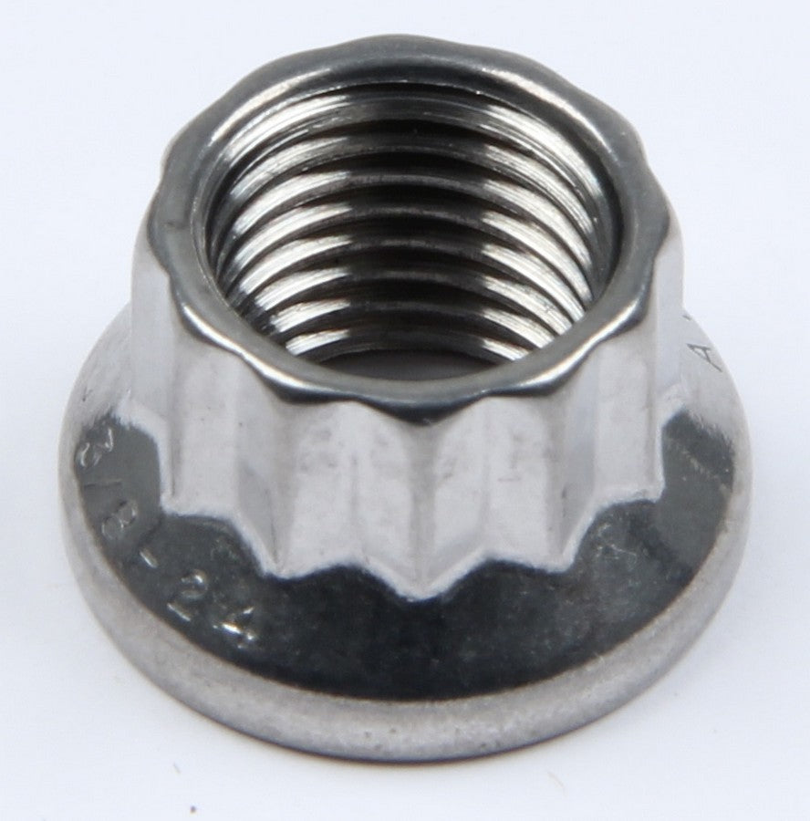 Auto Racing Products 400-8302 S/S 12pt. Nut - 3/8-24 (1) Auto Racing Products 400-8302