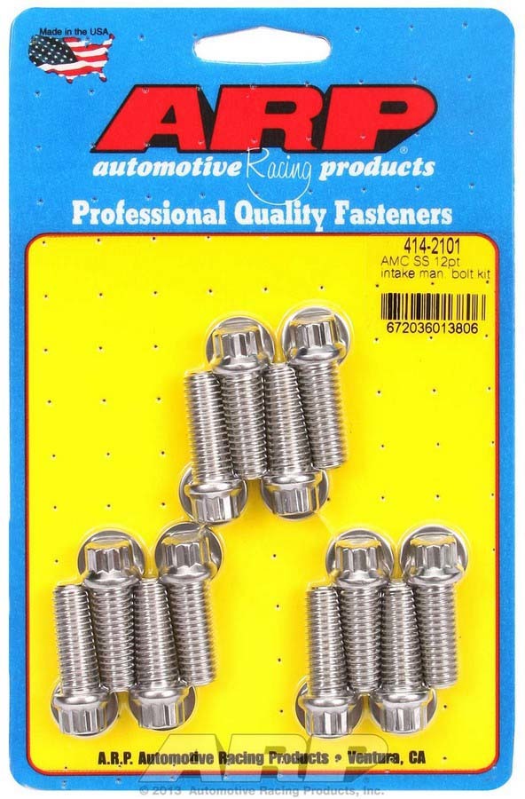 Auto Racing Products 414-2101 AMC S/S Intake Bolt Kit Auto Racing Products 414-2101