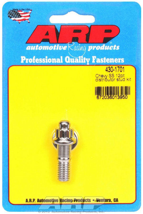 Auto Racing Products 430-1701 S/S Chevy Distributor Stud Kit 12pt. Auto Racing Products 430-1701