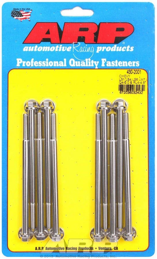 Auto Racing Products 430-2001 GM LS S/S Intake Bolt Kit 6pt. Auto Racing Products 430-2001
