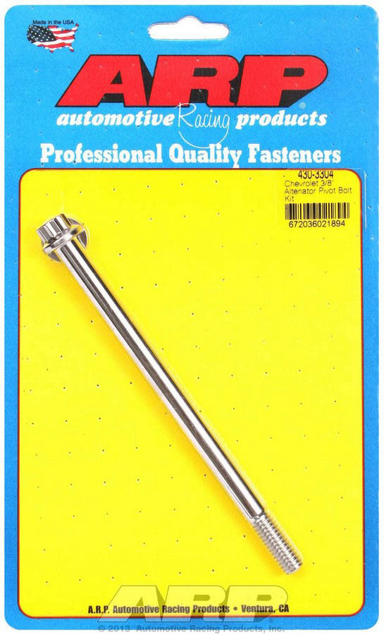 Auto Racing Products 430-3304 Alternator Pivot Bolt Kit Auto Racing Products 430-3304