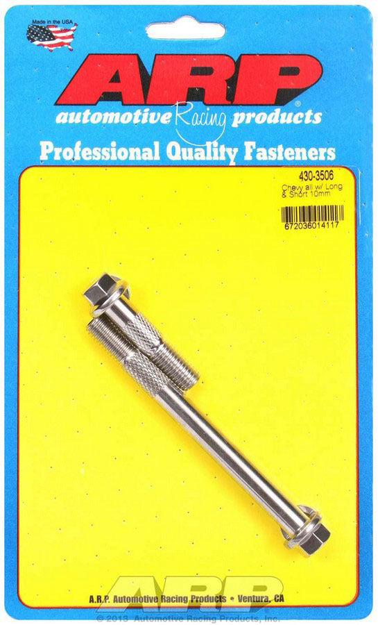 Auto Racing Products 430-3506 Starter Bolt Kit SS 6pt GM 10mm x 1.775/4.770 Auto Racing Products 430-3506
