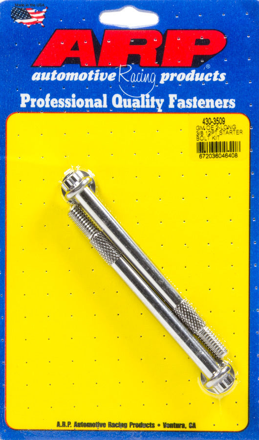 Auto Racing Products 430-3509 S/S Starter 12pt Bolt Kit 3/8-16 x 4.660 UHL Auto Racing Products 430-3509