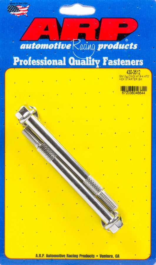 Auto Racing Products 430-3512 S/S Starter 6pt Bolt Kit 10mm x 4.470 UHL Auto Racing Products 430-3512