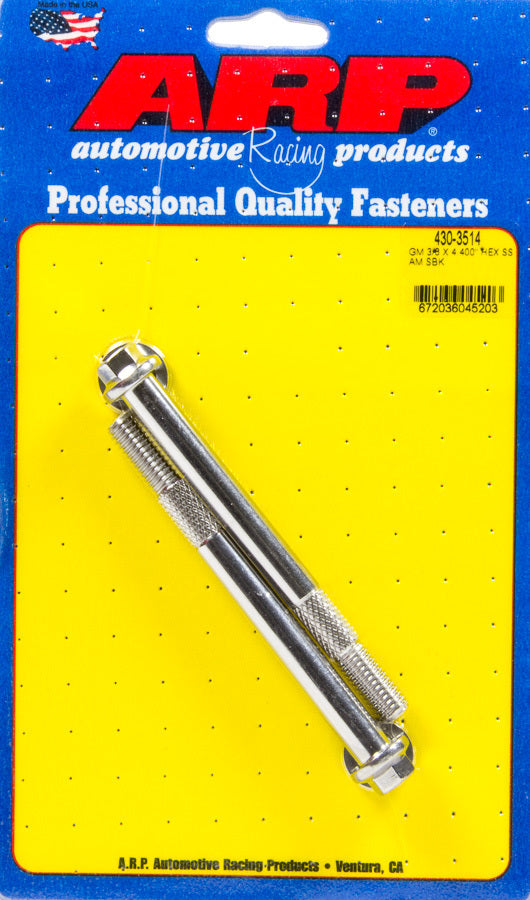 Auto Racing Products 430-3514 S/S Starter 6pt Bolt Kit 3/8-16 x 4.400 UHL Auto Racing Products 430-3514