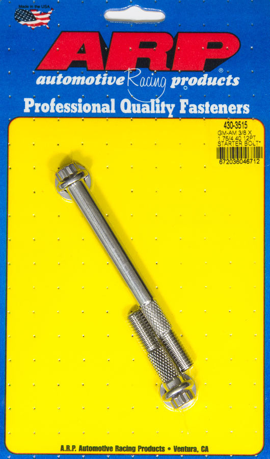 Auto Racing Products 430-3515 S/S Starter 12pt Bolt Kit Auto Racing Products 430-3515