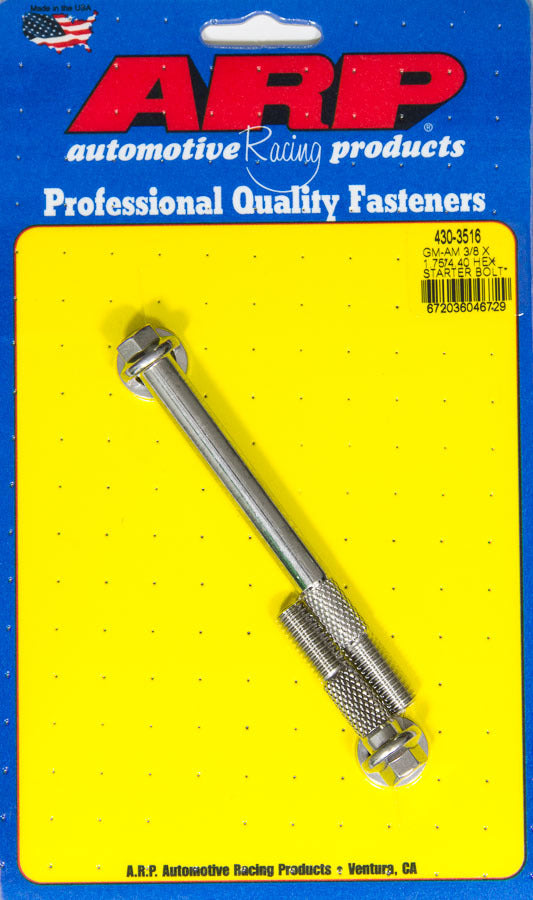 Auto Racing Products 430-3516 S/S Starter 6pt Bolt Kit 3/8-16 x 4.400 UHL Auto Racing Products 430-3516