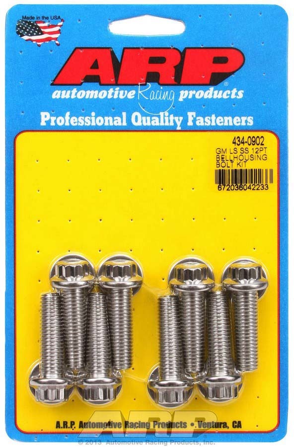 Auto Racing Products 434-0902 Bellhousing Bolt Kit - 12pt. GM LS Auto Racing Products 434-0902