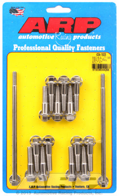 Auto Racing Products 434-1806 Oil Pan Bolt Kit - GM LT1 6.2L 6pt S/S Auto Racing Products 434-1806