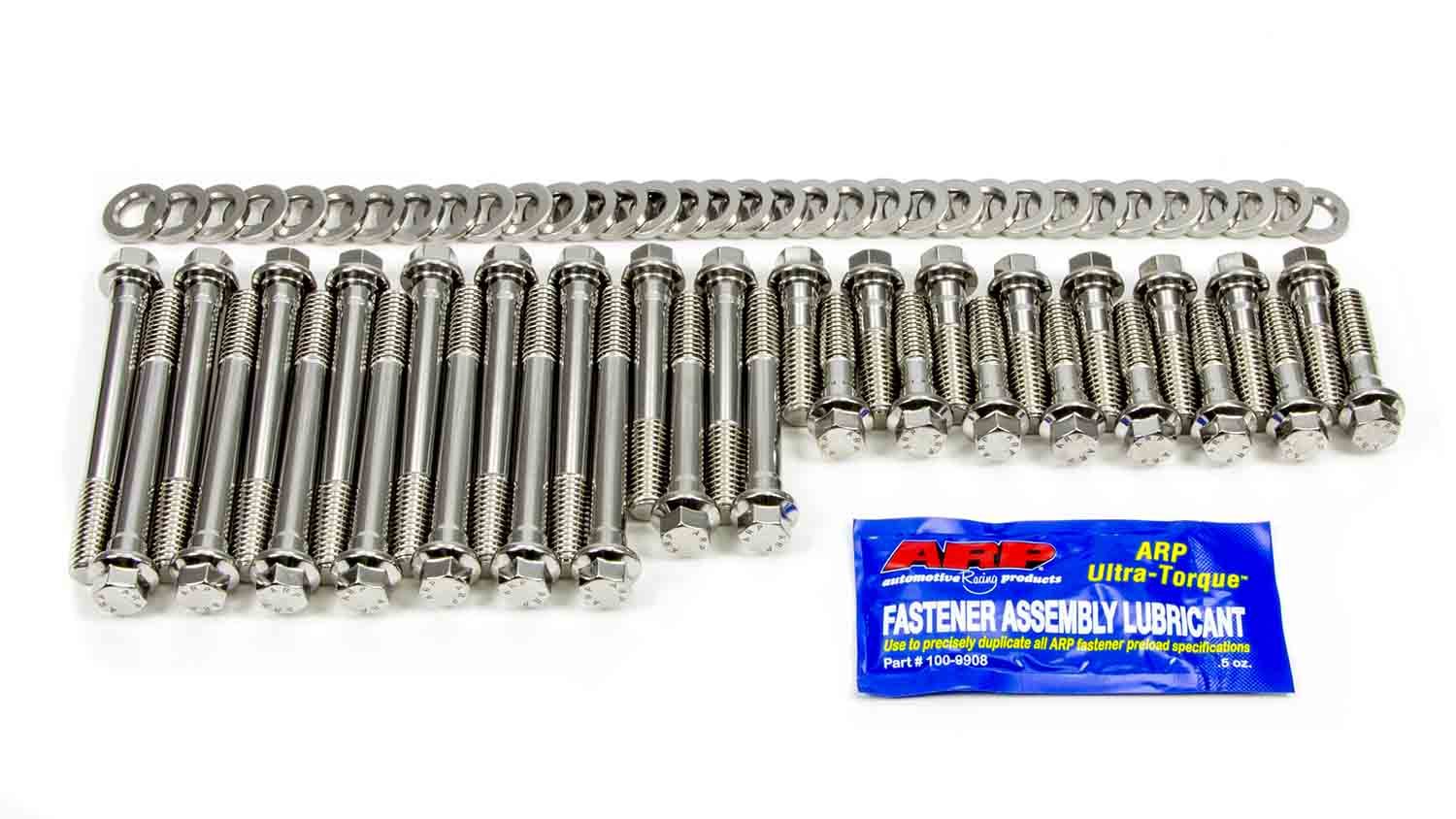 Auto Racing Products 434-3601 SBC S/S Head Bolt Kit 6pt. Auto Racing Products 434-3601