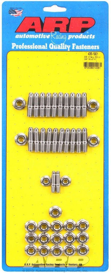 Auto Racing Products 435-1901 BBC S/S Oil Pan Stud Kit Auto Racing Products 435-1901