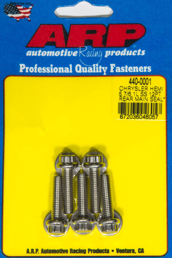 Auto Racing Products 440-0001 Rear Motor Cover Bolt Kit Mopar 5.7/6.1L Hemi Auto Racing Products 440-0001