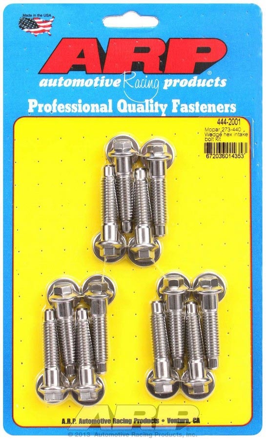 Auto Racing Products 444-2001 Mopar Intake Bolt Kit 6pt. Auto Racing Products 444-2001