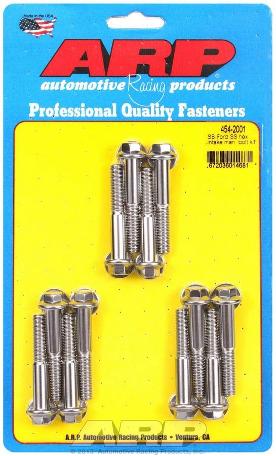 Auto Racing Products 454-2001 SBF S/S Intake Bolt Kit 6pt. Auto Racing Products 454-2001