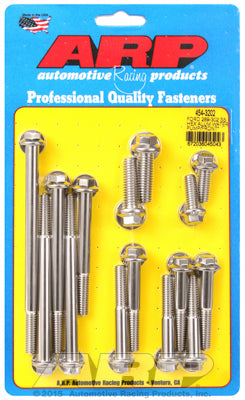 Auto Racing Products 454-3202 SBF S/S W/P & T/C Bolt Kit 6pt. Auto Racing Products 454-3202