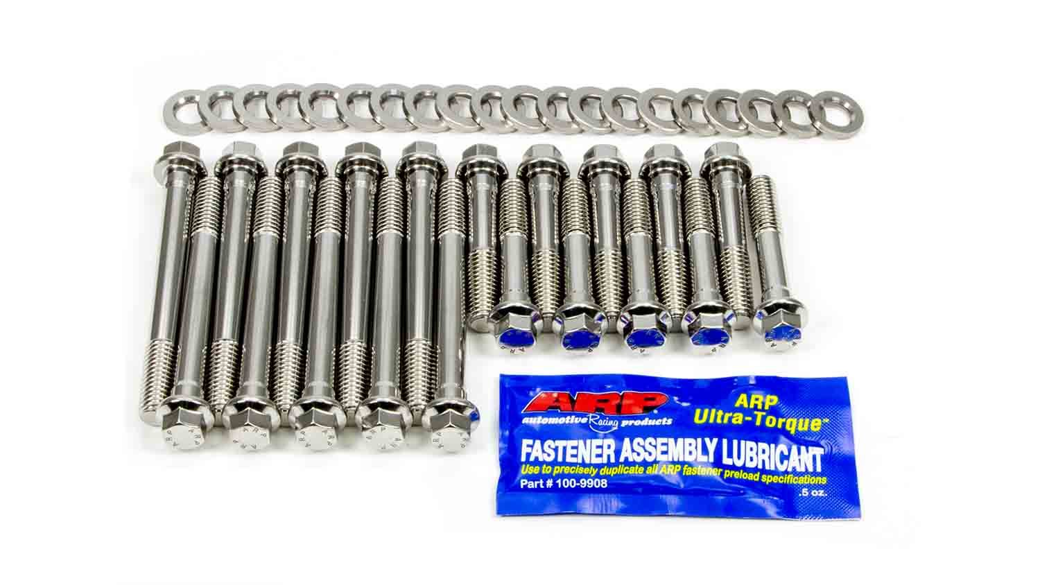 Auto Racing Products 454-3601 SBF S/S Head Bolt Kit 6pt. Auto Racing Products 454-3601