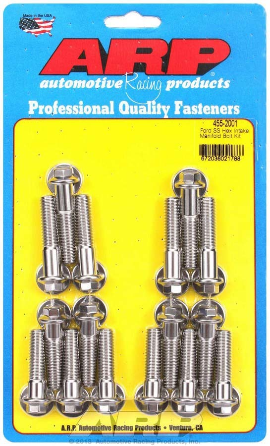 Auto Racing Products 455-2001 BBF S/S Intake Bolt Kit 6pt. Auto Racing Products 455-2001