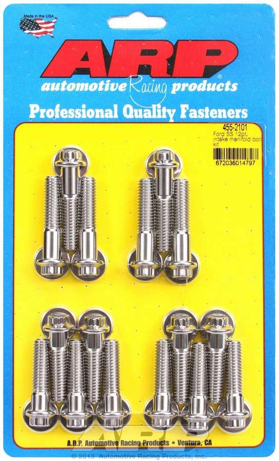 Auto Racing Products 455-2101 Ford S/S Intake Bolt Kit 12pt. Auto Racing Products 455-2101