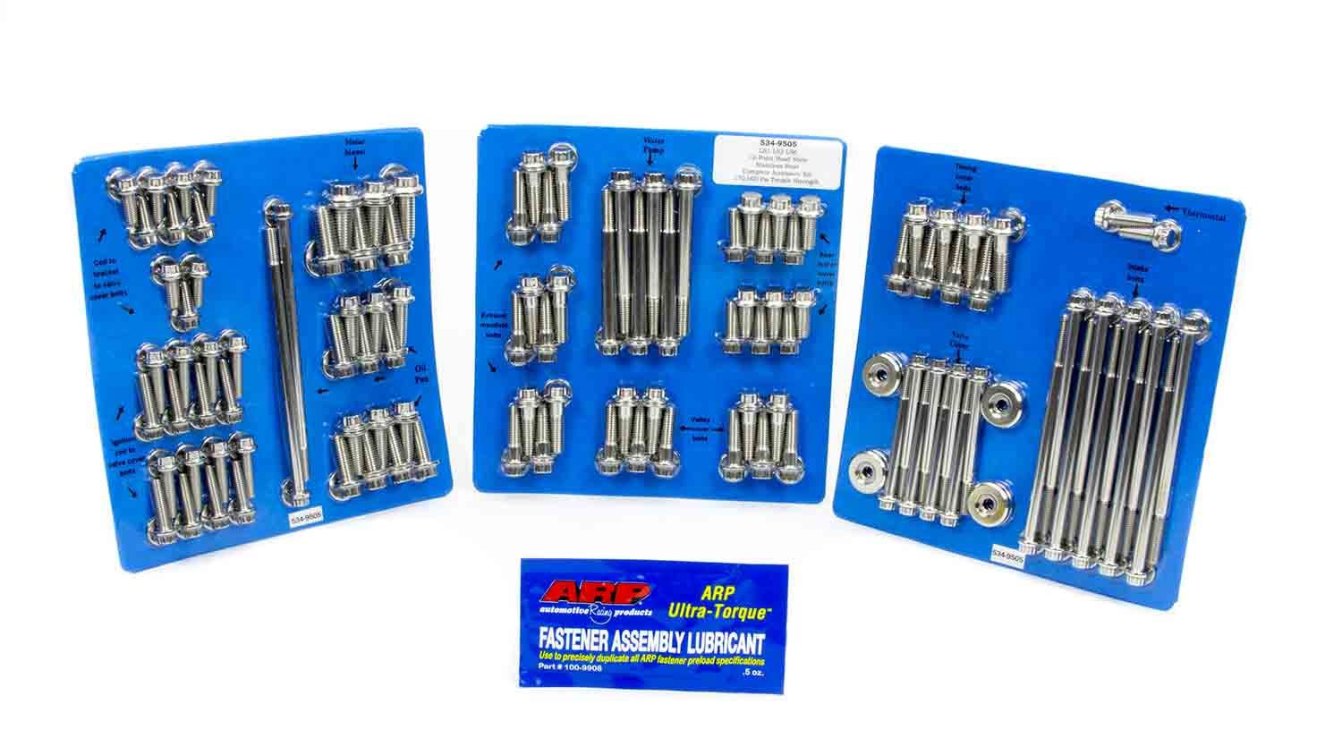 Auto Racing Products 534-9505 GM LS S/S Complete Eng. Fastener Kit 12pt. Auto Racing Products 534-9505