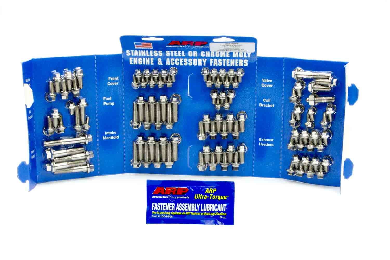 Auto Racing Products 535-9601 BBC S/S Complete Engine Fastener Kit 6pt. Auto Racing Products 535-9601