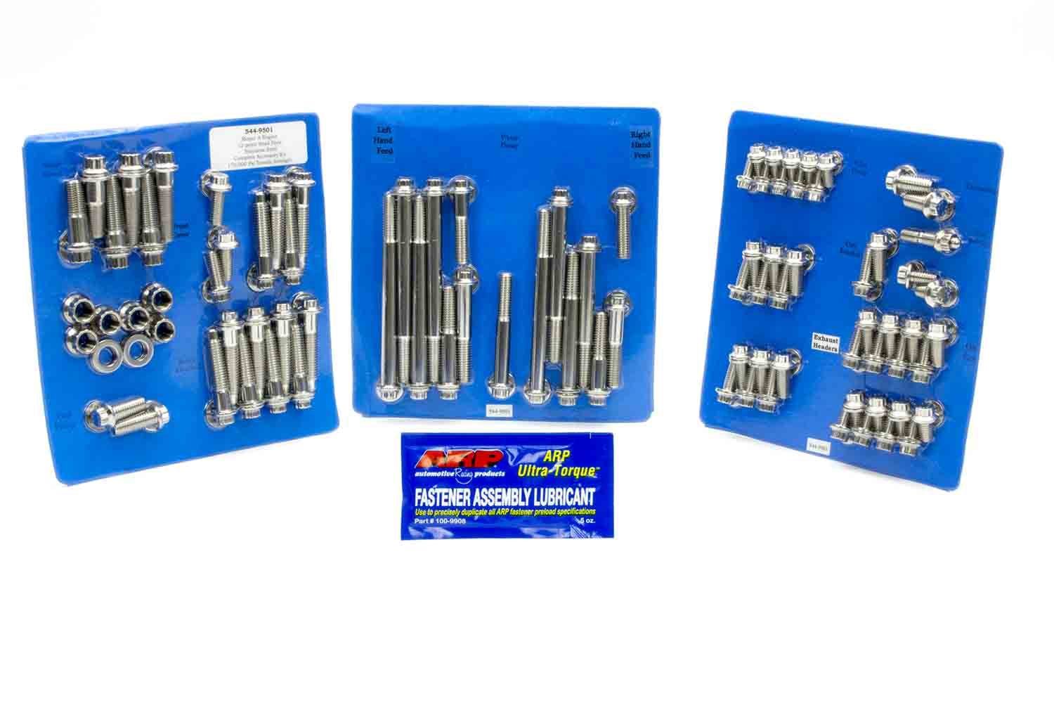 Auto Racing Products 544-9501 SBM S/S Complete Engine Fastener Kit 12pt. Auto Racing Products 544-9501
