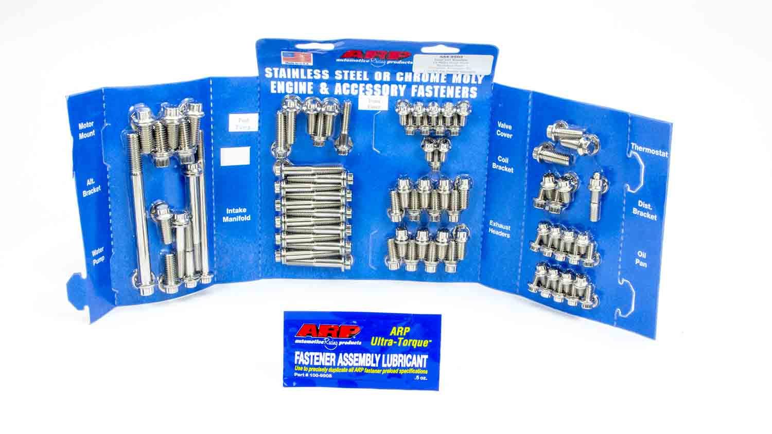 Auto Racing Products 554-9503 SBF S/S Complete Engine Fastener Kit 12pt. Auto Racing Products 554-9503