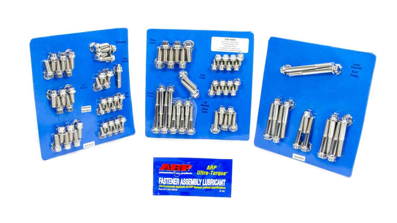 Auto Racing Products 554-9504 SBF S/S Complete Engine Fastener Kit 12pt. Auto Racing Products 554-9504