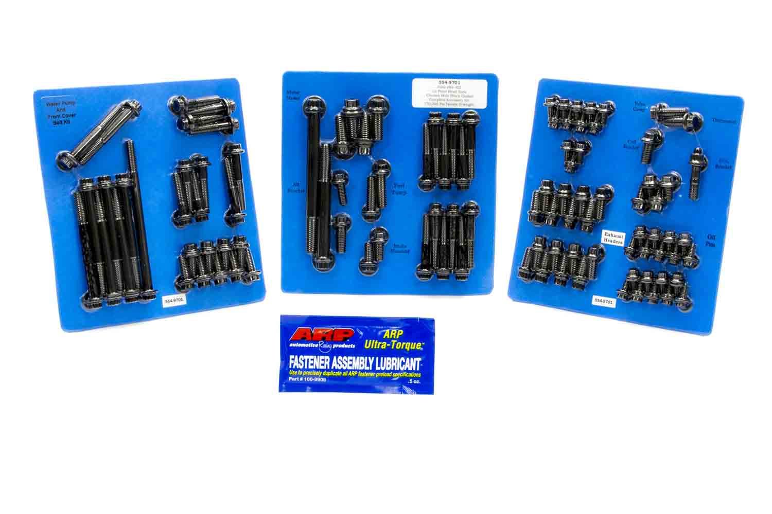 Auto Racing Products 554-9701 SBF Complete Engine Fastener Kit 12pt. Auto Racing Products 554-9701