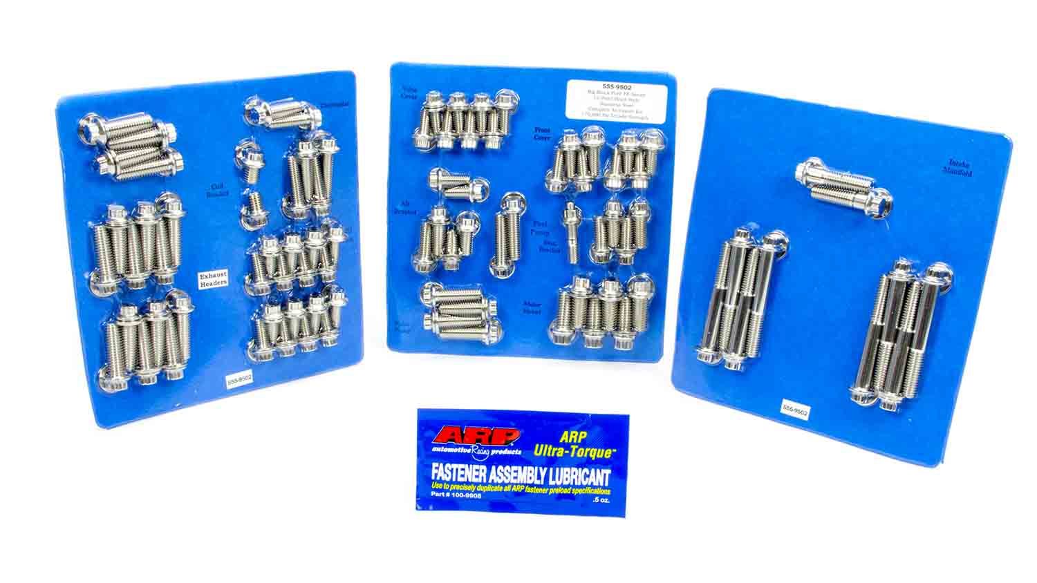 Auto Racing Products 555-9502 BBF S/S Complete Engine Fastener Kit 12pt. Auto Racing Products 555-9502