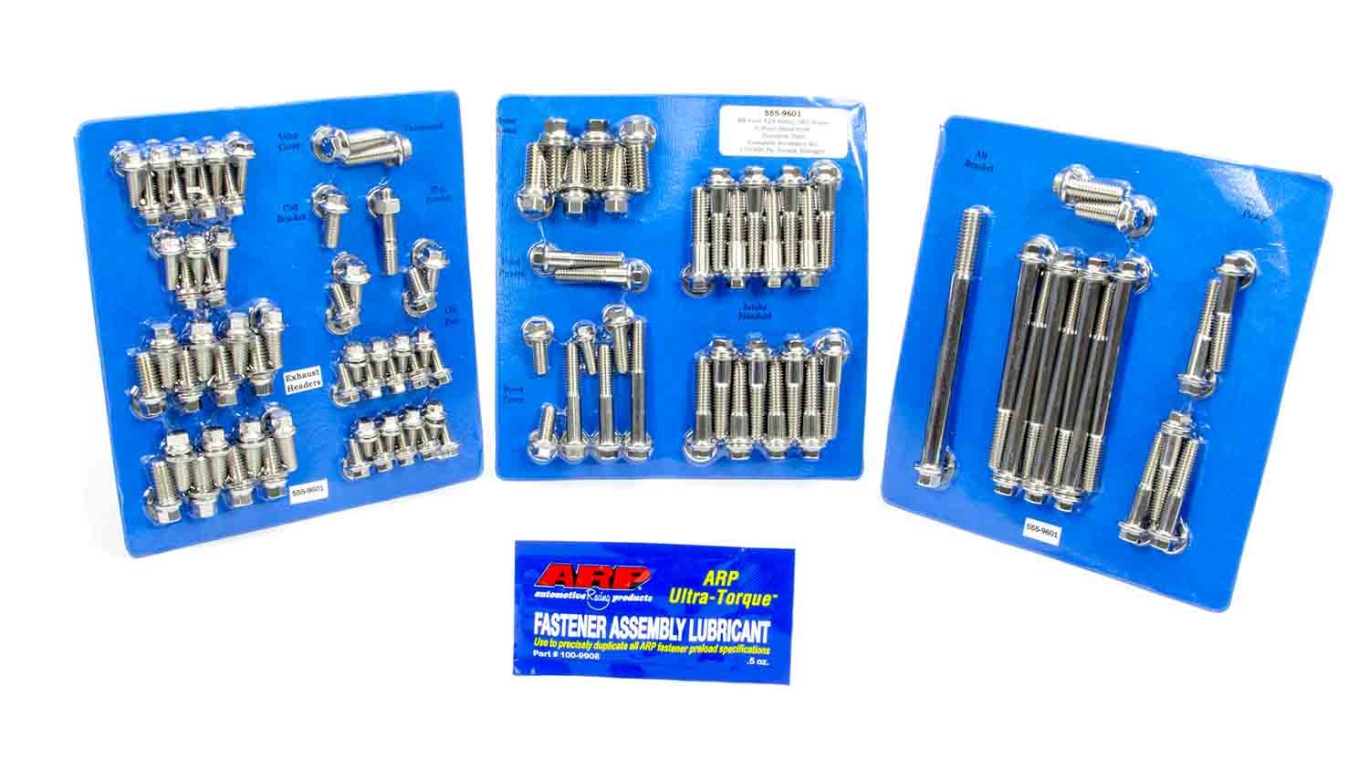 Auto Racing Products 555-9601 BBF S/S Complete Engine Fastener Kit 6pt. Auto Racing Products 555-9601