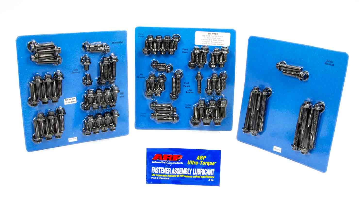 Auto Racing Products 555-9702 Ford FE Complete Engine Fastener Kit 12pt. Auto Racing Products 555-9702
