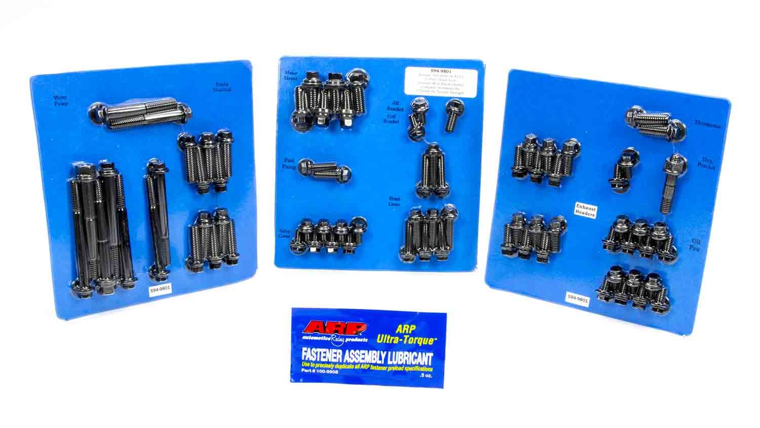 Auto Racing Products 594-9801 Pontiac Complete Engine Fastener Kit 6pt. Auto Racing Products 594-9801