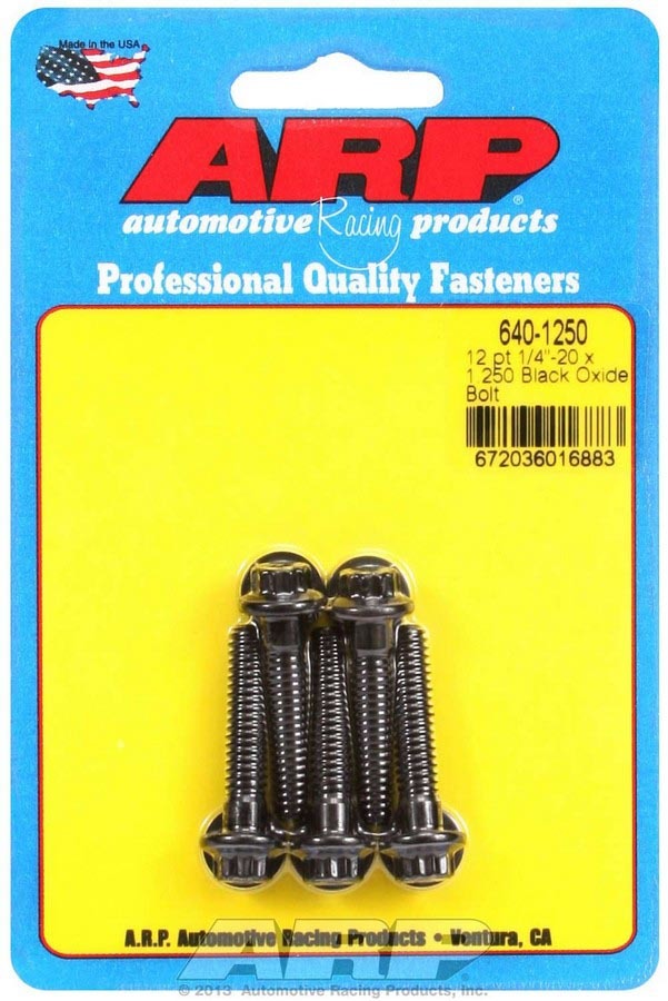 Auto Racing Products 640-1250 Bolt Kit - 12pt. (5) 1/4-20 x 1.250 Auto Racing Products 640-1250