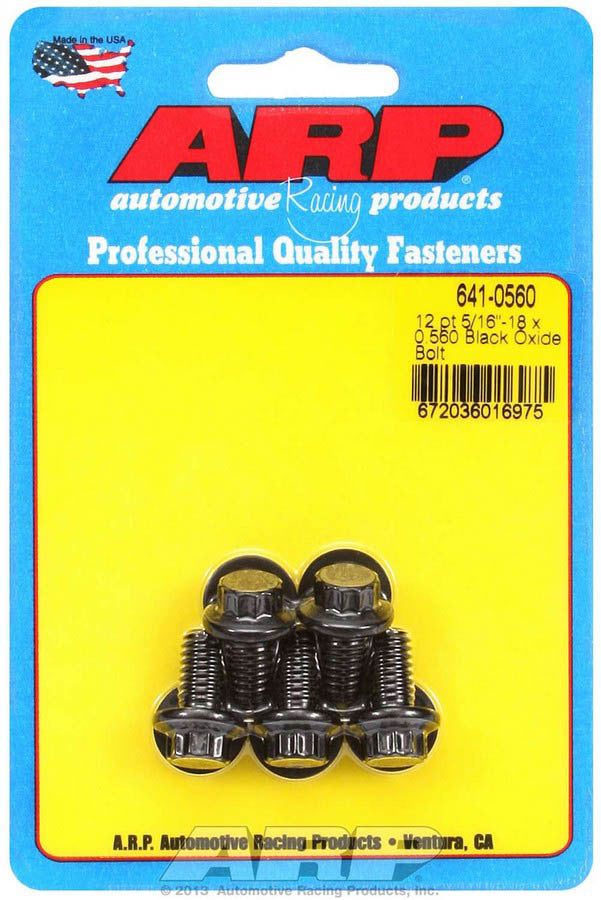 Auto Racing Products 641-0560 Bolt Kit - 12pt 5pk 5/16-18 x .560 Auto Racing Products 641-0560