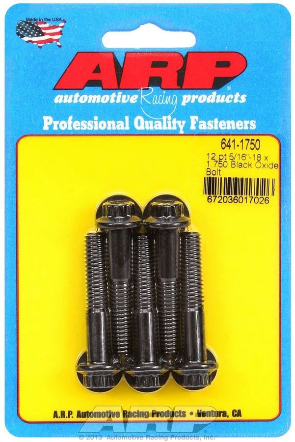 Auto Racing Products 641-1750 Bolt Kit - 12pt 5pk 5/16-18 x 1.750 Auto Racing Products 641-1750