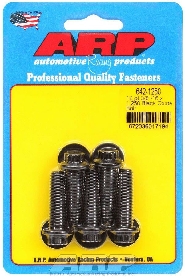 Auto Racing Products 642-1250 Bolt Kit - 12pt. (5) 3/8-16 x 1.250 Auto Racing Products 642-1250