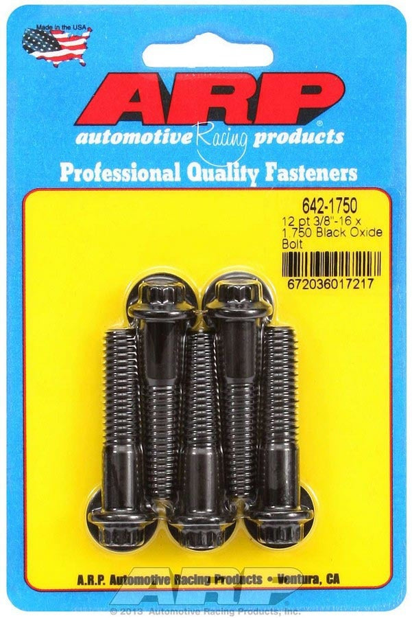Auto Racing Products 642-1750 Bolt Kit - 12pt. (5) 3/8-16 x 1.750 Auto Racing Products 642-1750