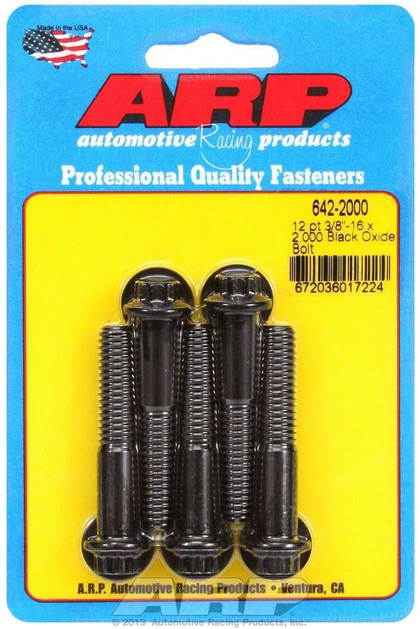 Auto Racing Products 642-2000 Bolt Kit - 12pt. (5) 3/8-16 x 2.000 Auto Racing Products 642-2000