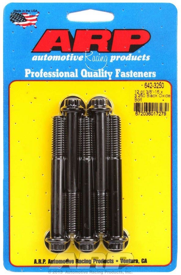 Auto Racing Products 642-3250 Bolt Kit - 12pt. (5) 3/8-16 x 3.250 Auto Racing Products 642-3250