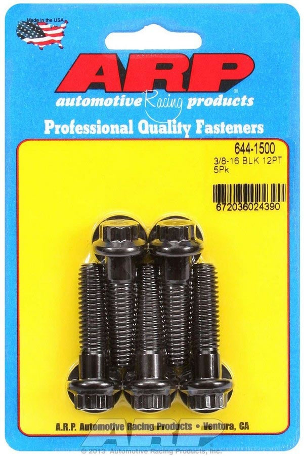 Auto Racing Products 644-1500 Bolt Kit- 12pt. (5) 3/8-16 x 1.500 Auto Racing Products 644-1500