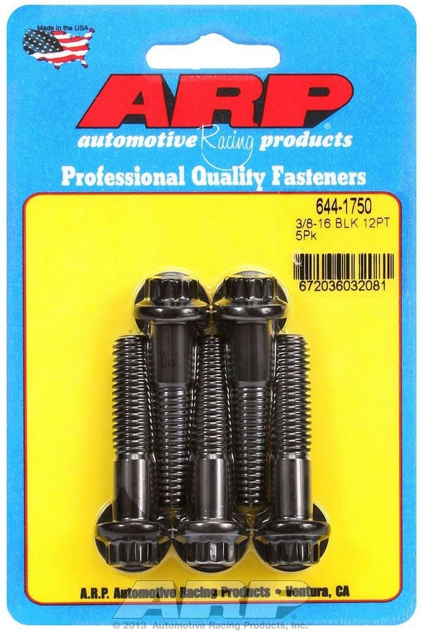 Auto Racing Products 644-1750 Bolt Kit - 12pt 5pk 3/8-16 x 1.750 Auto Racing Products 644-1750