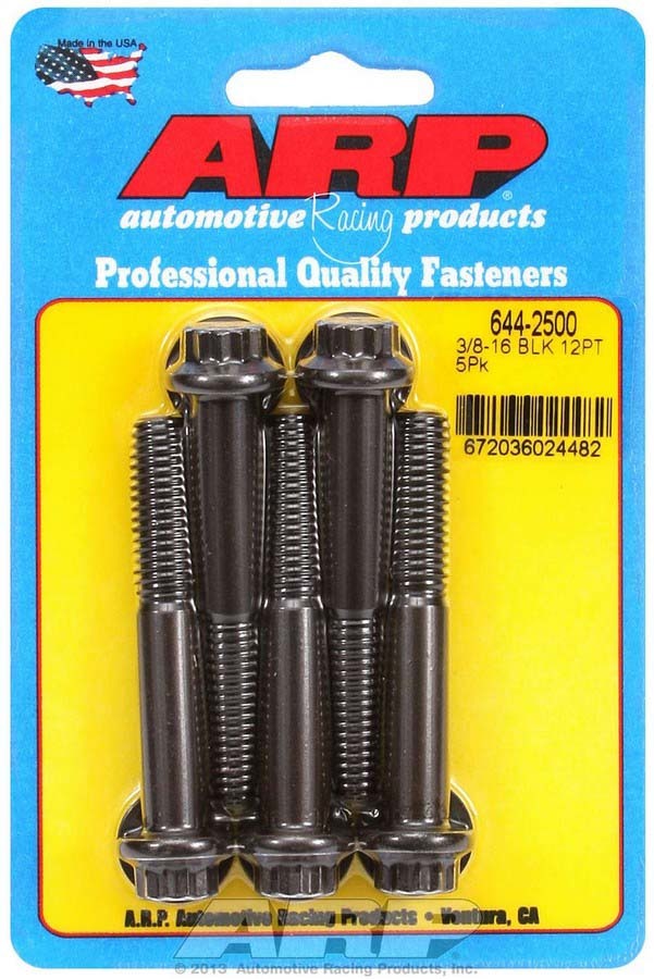 Auto Racing Products 644-2500 Bolt Kit - 12pt. (5) 3/8-16 x 2.500 Auto Racing Products 644-2500