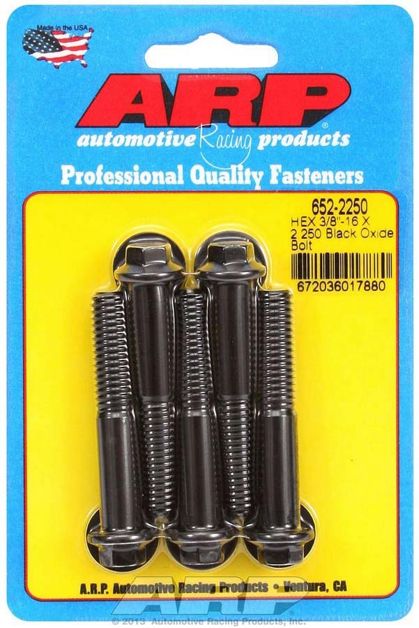 Auto Racing Products 652-2250 Bolt Kit - 6pt. (5) 3/8-16 x 2.250 Auto Racing Products 652-2250